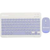 Misda Store Tablet ve Telefonlar Için Bluetooth Klavye ve Mouse Set - Mor AL3476