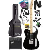 Misda Store TLX-50BK-25AMP Tele Kasa Maple Klavye 2 Single-Coil 25W Amfili Elektro Gitar
