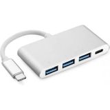 Misda Store Type-C USB 3.0 3 Port Çoklayıcı Dönüştürücü Çevirici Macbook, Type C USB Çoklayıcı