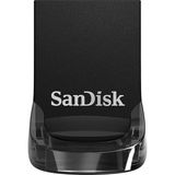 Misda Store Ultra Fit USB 3.2 Flash Sürücü 128GB (Dizüstü Bilgisayarlar, Oyun Konsolları ve Araç Ses Sistemleri Için, Tak ve Kalın, 400MB/S Okuma, Rescuepro Deluxe Yazılımı), Siyah