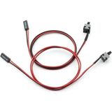 Misda Store Uzun Kasa Start Power Butonu Kablolu 1.5 Metre
