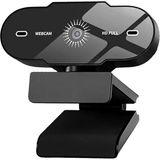 Misda Store Webcam 1080P USB Kablolu Tak Çalıştır Konferans Kamera Dahili Mikrofon Chat Görüntülü Sohbet Yayın Kamerası Hd Video Web Kamerası A6 Web Cam (A6)