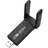 Misda Store Wireless Adaptör Wifi Ağ Kartı Masaüstü Bilgisayar Pc ile Uyumlu 2,4g 5g Destekler 1300MBPS USB 3.0 Dual Band USB Adapter 2,4GHZ-5,82GHZ AC1300