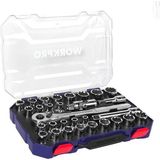 Misda Store WP202525 30 Parça 1/2’’ Cr-V Metrik/inç Profesyonel Lokma Takımı