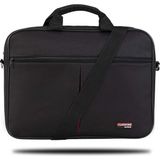 Misda Store WTX300 Wtxpro Serisi 15.6 Inch Uyumlu Su Geçirmez Kumaş Macbook, Laptop, Notebook El Çantası- Siyah
