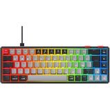 Misda Store Yoru Mini Type-C Bağlantı Rgb Mekanik Gaming Oyuncu Klavyesi Red Switch Q Tr Hot Swap