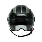 Misda Store ZS-218A Motosiklet Kaskı Açık Kask Black Xs
