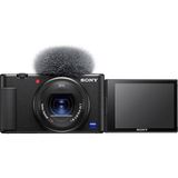 Misda Store Zv-1 Vlog Kamerası, 3" Inç Dokunmatik Lcd, 2.7 x Zoom, 20.1 Mp, 24-70 mm Lens, 3 Mikrofon, Hdmı, Siyah