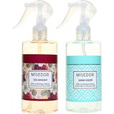 Misedor 2'Li Set Gül Bahçesi Ve Saray Çiçeği Oda Kokusu Ve Çamaşır Spreyi 330 Ml
