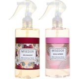 Misedor 2x330 ml Gold Amber ve Gül Bahçesi Oda Kokusu ve Çamaşır Spreyi