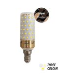 Mısır Şeffaf 10W Üç Renkli E14 Led Ampul Erd-306