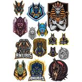 Mısır Ve Firavun Sticker Set 2 20 Parça Telefon, Tablet, Defter, Laptop Sticker