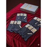 Mısırlı; Cotton Erkek Soket Çorap, Mevsimlik, Asorti 12'li Paket, 41-45 - 41 - 45