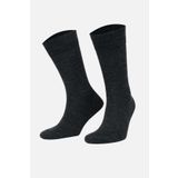 Mısırlı Erkek Lambswool (Koyun Yünü) Tekli Antrasit Soket Çorap - M-63000-A