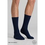 Mısırlı Erkek Yün Tekli Derbili Soket Çorap Lacivert
