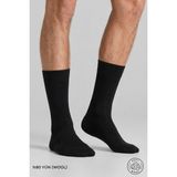 Mısırlı Erkek Yün Tekli Derbili Soket Çorap Siyah
