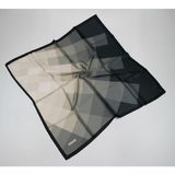 Mısırlı Eşarp Emprime Kristal Eşarp - Siyah - 90 x 90 cm
