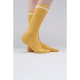 Mısırlı Kadın Soft Peluş Termal Tekli Soket Çorap Koyu Sarı - 39 - 42