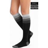 Mısırlı Unisex Bambu Özel Sıkılaştırıcı Teknolojiyle Uçuş ve Pilot Diz Altı Çorap Siyah - 39 - 42