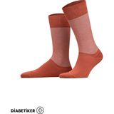 Mısırlı Unisex Diyabetik Bambu Soket Çorap Pas Kırmızısı - 39 - 42