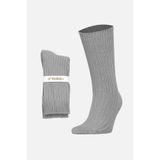 Mısırlı Unisex Pamuklu Bio Cotton Kışlık Soket Çorap Gri