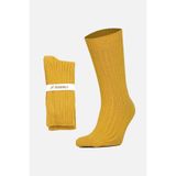 Mısırlı Unisex Pamuklu Bio Cotton Kışlık Soket Çorap Hardal