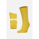 Mısırlı Unisex Pamuklu Bio Cotton Kışlık Soket Çorap Sarı