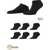 Mısırlı Unisex Yün & Lyocell By Tencel Karışımlı 6 Çift Patik Çorap Siyah - 39 - 42