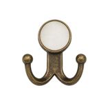 Misket Askı, Metal Vestiyer Askısı, 51 Gr, Dolap ve Duvar Askılığı, Antik Sari (Vidalı)