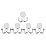 Misket Askı, Metal Vestiyer Askısı, 51 Gr, Dolap ve Duvar Askılığı, Krom (Vidalı)