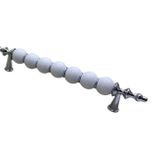 Misket Porselen Görünümlü 128mm Kulp Modelleri Dolap Çekmece Mobilya Mutfak Kulbu 5li