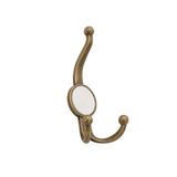 Misket Portmanto Askısı, Metal Vestiyer Askısı, 23 Gr, Dolap ve Duvar Askılığı, Antik Sari (Vidalı)