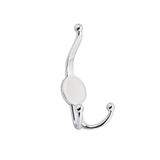 Misket Portmanto Askısı, Metal Vestiyer Askısı, 23 Gr, Dolap ve Duvar Askılığı, Krom (Vidalı)