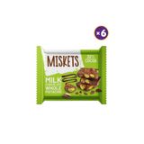 Miskets Antep Fıstıklı Tablet Çikolata 60 gr x 6 Adet