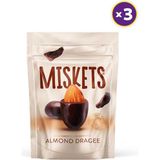 Miskets Bademli Sütlü Çikolata Kaplamalı Draje 70G X3 Adet - 100 gr