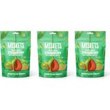 Miskets Belçika Çikolatalı Matcha Kaplı Kurutulmuş Çilek 80gr x 3 adet - 70 gr