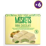 Miskets Beyaz Çikolatalı Dubai Çikolatası 100 gr x 6 Adet