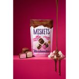 Miskets Çilek ve Vanilya Aromalı Sütlü Çikolata Kaplamalı Marshmallow 80 gr