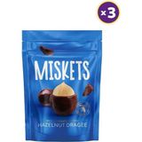 Miskets Fındıklı Sütlü Çikolata Kaplamalı Draje 70 gr x 3 Adet - 100 gr