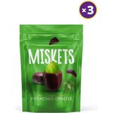 Miskets Sütlü Çikolata Kaplamalı Kavrulmuş Antep Fıstık Draje 70 G x 3 Adet - 210 gr