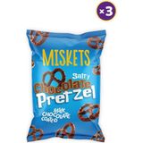 Miskets Sütlü Çikolata Kaplamalı Pretzel 50 gr x 3 Adet - 100 gr