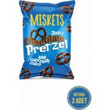 Miskets Sütlü Çikolata Kaplamalı Pretzel 50 gr x 3 Adet - 100 gr