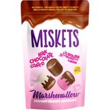 Miskets Sütlü Çikolata Kaplı Çilek ve Vanilya Aromali Marshmallow - 80 gr