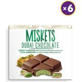 Miskets Sütlü Dubai Çikolatası 100 gr x 6 Adet