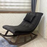 Miskin Sallanan Sandalye, Acı Kahve, Ahşap, Ceviz