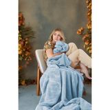 Mislina Deluxe Wellsoft Battaniye Bebe Mavisi Çift Kişilik 200 x 220 cm - 200 x 220 cm - İndigo - Bebe Mavi