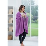 Mislina Home Deluxe Wellsoft Tv Çocuk Battaniyesi - 4 Mevsim Peluş Polar Bebek Battaniye | Lila 100x150 Cm