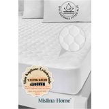 Mislina Home Kapitone Pamuklu Fitted Full Kenar Sıvı Su Geçirmez Tek Çift Kişilik Çocuk Yatak Koruyucu Alezi