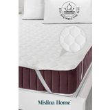 Mislina Home Kapitone Pamuklu Köşe Lastikli Ped Sıvı Su Geçirmez Bebek Çocuk Yatak Koruyucu Alezi