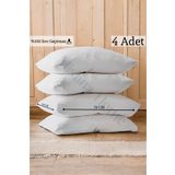 Mislina Home Micro Classic 4'lü Sıvı Su Geçirmez Fermuarlı Yastık Koruyucu Alezi 50x70 Cm
